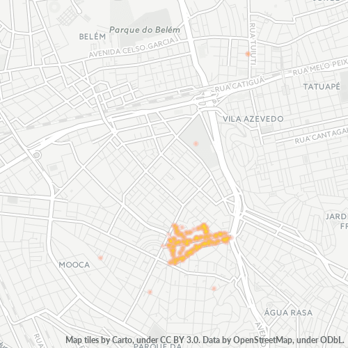 03181-000 Mapa de calor de densidad empresarial
