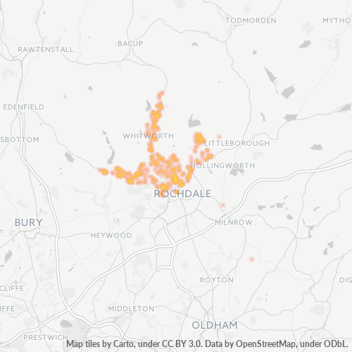 OL12 Business Density Heatmap