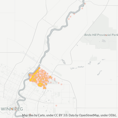 R2G Business Density Heatmap