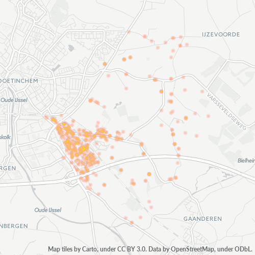 7004 Heatmap Bedrijfsdichtheid
