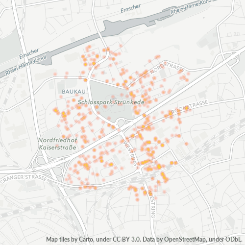 44629 Standortdichte-Heatmap