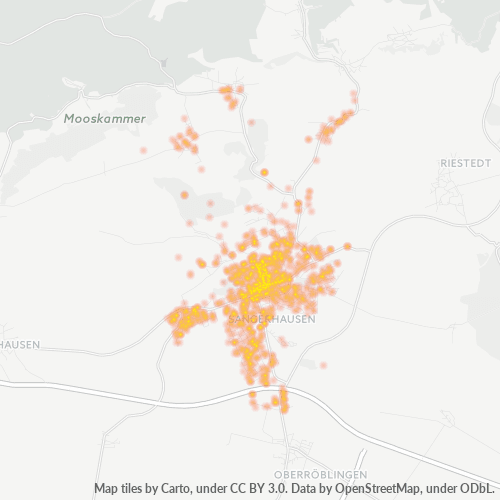 Heatmap für plz 06526