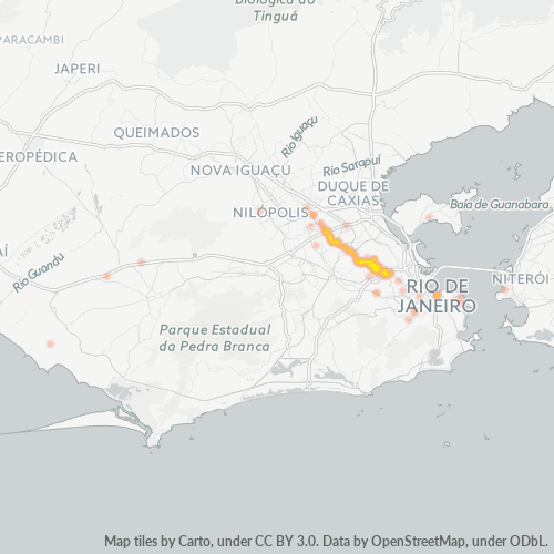 20765-000 Mapa de calor de densidad empresarial