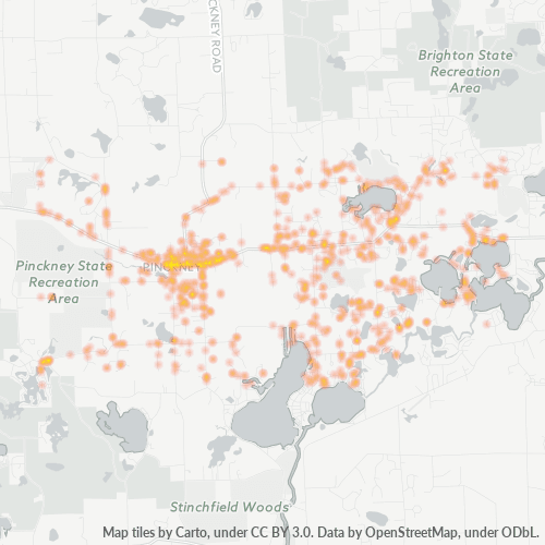 48169 Business Density Heatmap