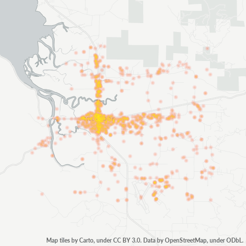 97141 Business Density Heatmap