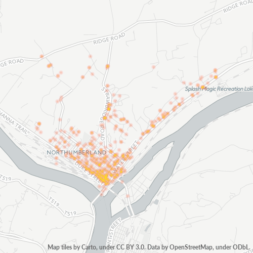 17857 Business Density Heatmap