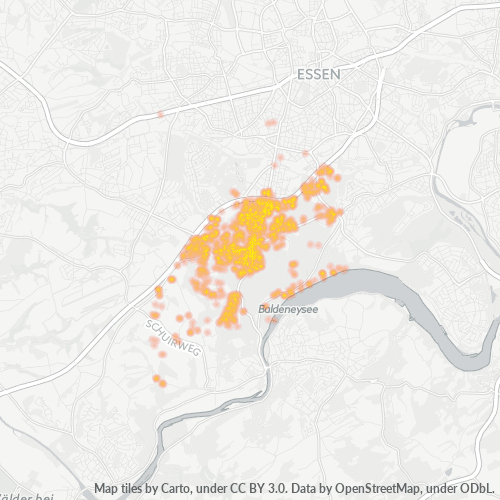 45133 Standortdichte-Heatmap