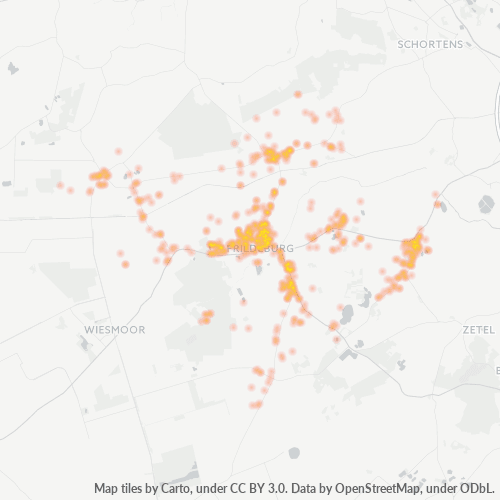 Heatmap für plz 26446