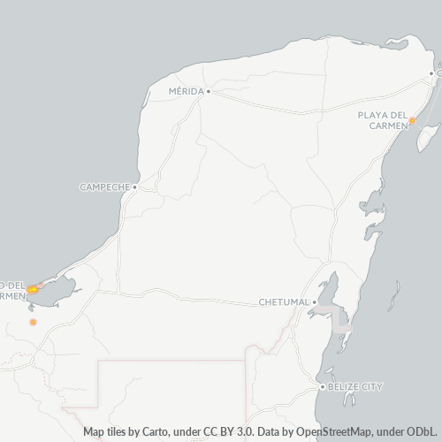 24150 Mapa de calor de densidad empresarial