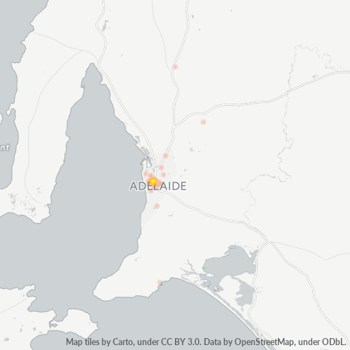 5007 Business Density Heatmap