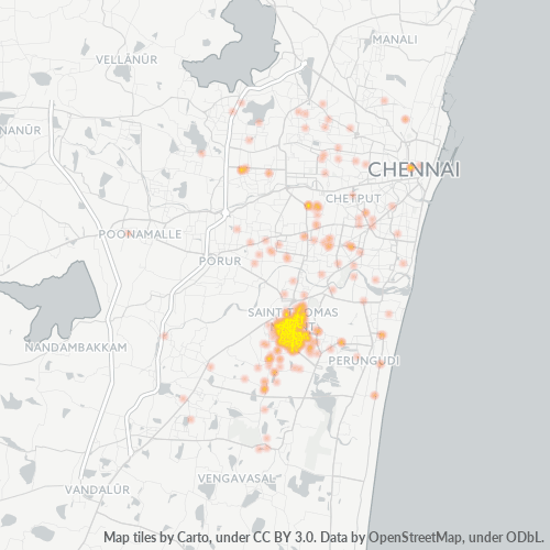 600088 Business Density Heatmap
