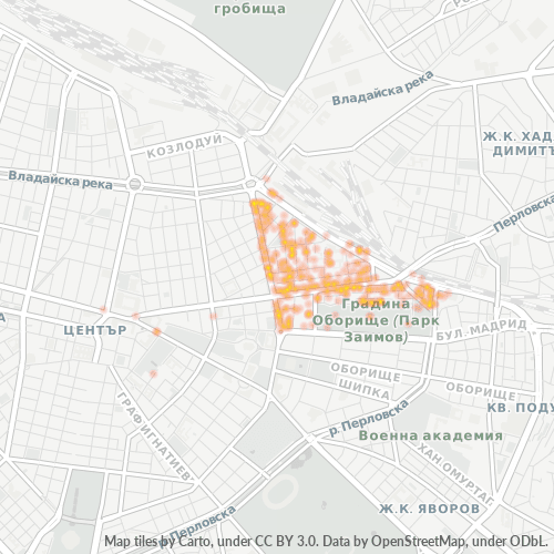 1527 Топлинна карта на бизнеса