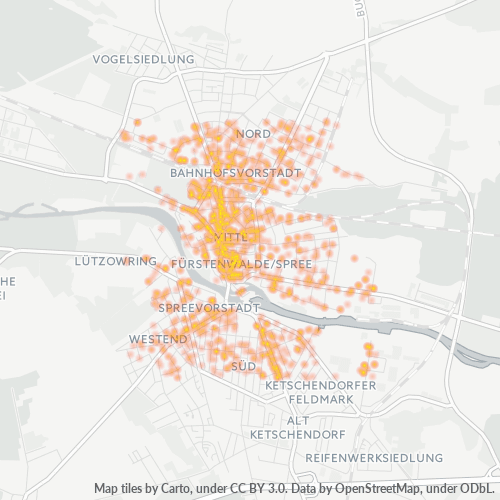 Heatmap für plz 15517