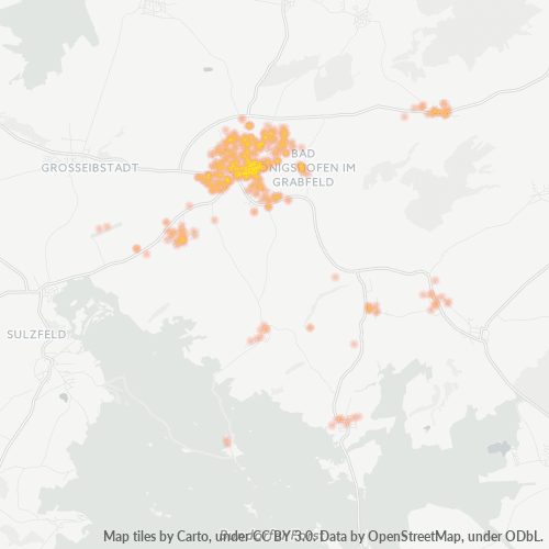 Heatmap für plz 97631