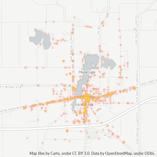 49079 Business Density Heatmap