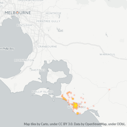 3995 Business Density Heatmap