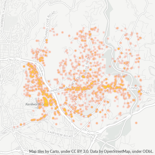28805 Business Density Heatmap