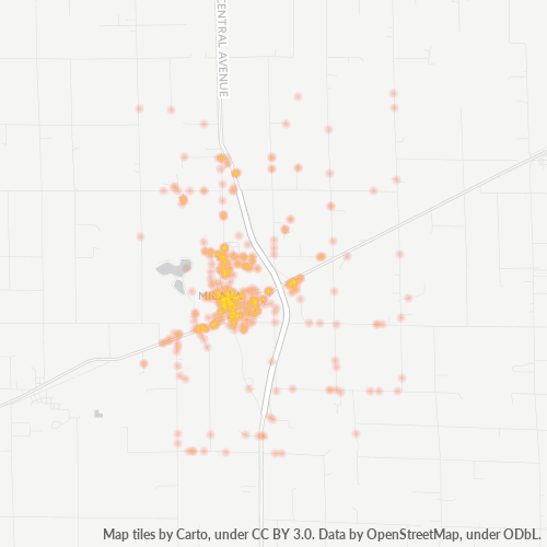56353 Business Density Heatmap