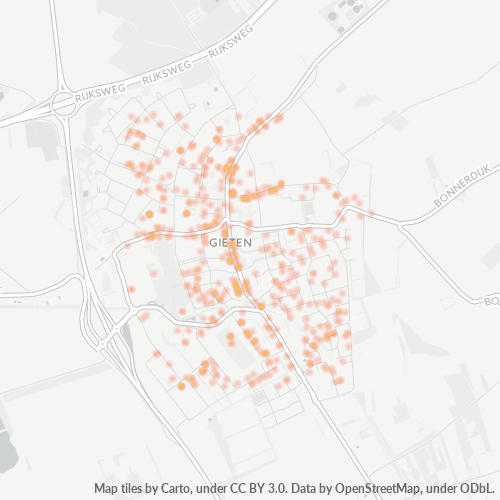 9461 Heatmap Bedrijfsdichtheid