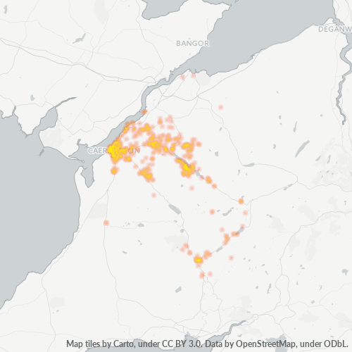 LL55 Business Density Heatmap