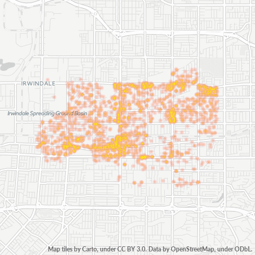 91722 Business Density Heatmap