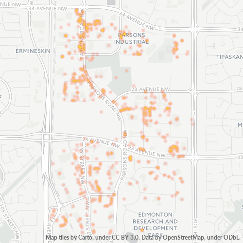 T6N Business Density Heatmap