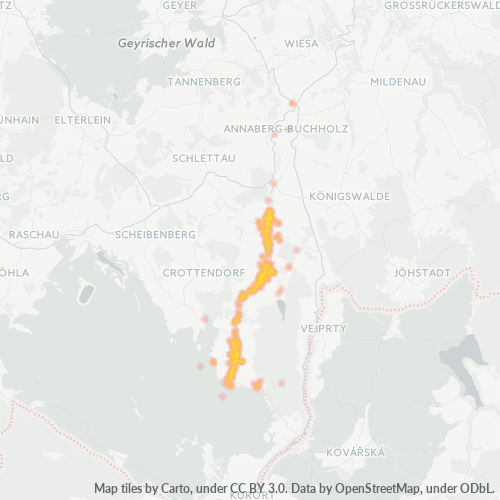 Heatmap für plz 09465