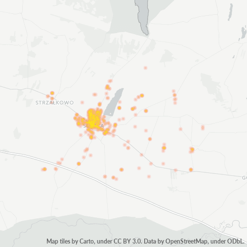 62-400 Mapa intensywności działalności gospodarczej