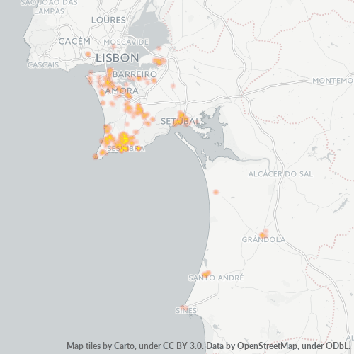 2970 Heatmap de Densidade da Empresa