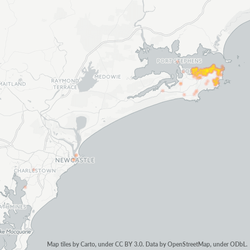 2315 Business Density Heatmap