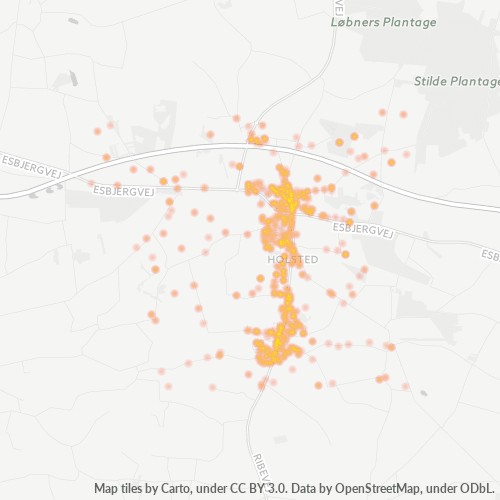 6670 Heatmap over forretningstæthed