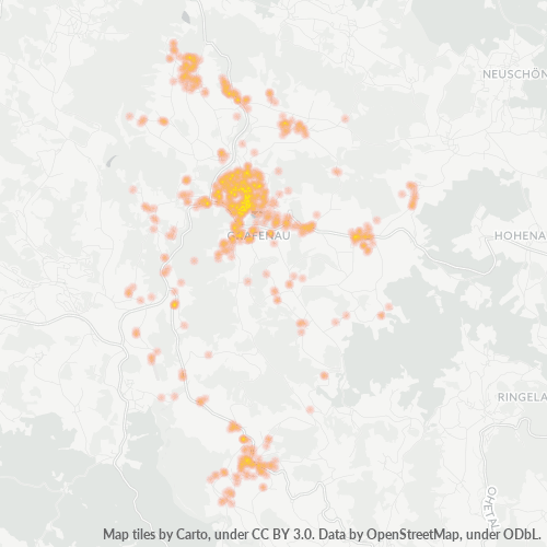Heatmap für plz 94481