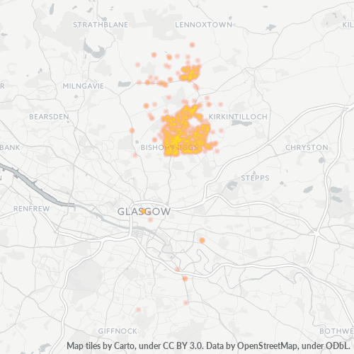 G64 Business Density Heatmap