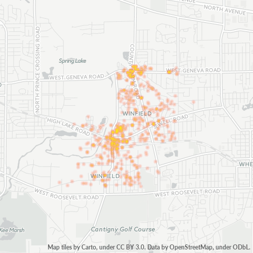 60190 Business Density Heatmap