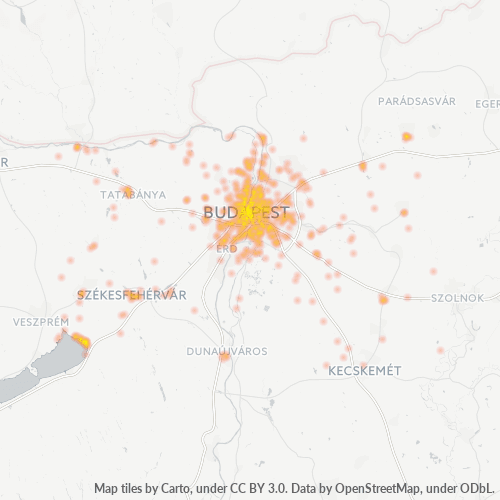 8172 Vállalati sűrűségi térkép