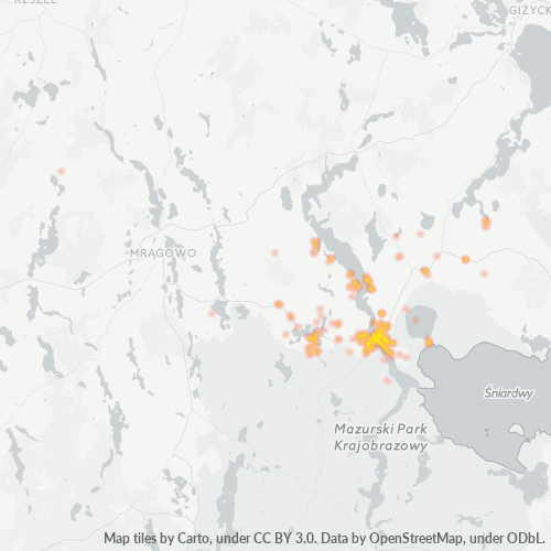 11-730 Mapa intensywności działalności gospodarczej