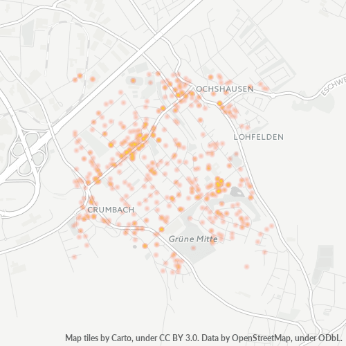 Heatmap für plz 34253