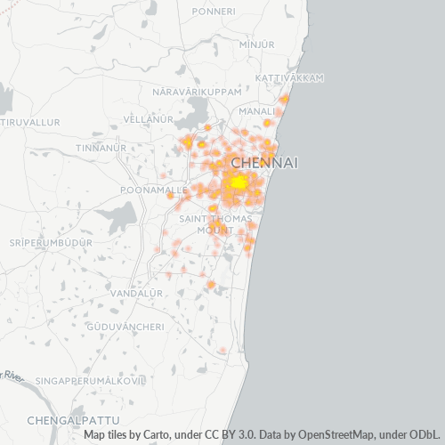 600034 Business Density Heatmap