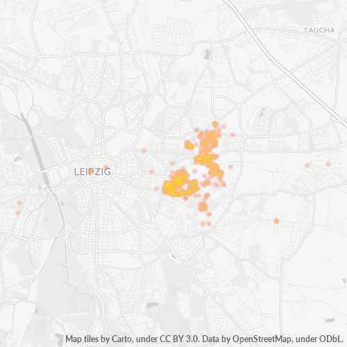Heatmap für plz 04318