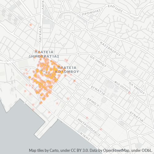 546 26 Χάρτης θερμότητας πυκνότητας επιχείρησης