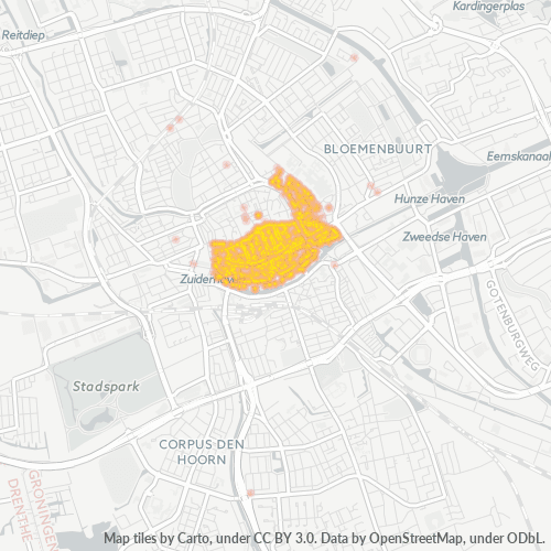 9711 Heatmap Bedrijfsdichtheid