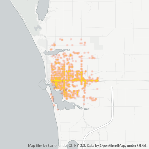 49431 Business Density Heatmap