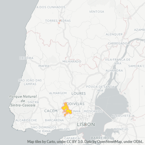 2650 Heatmap de Densidade da Empresa