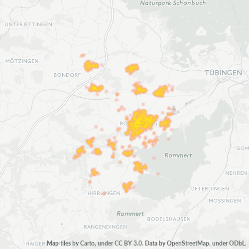72108 Standortdichte-Heatmap