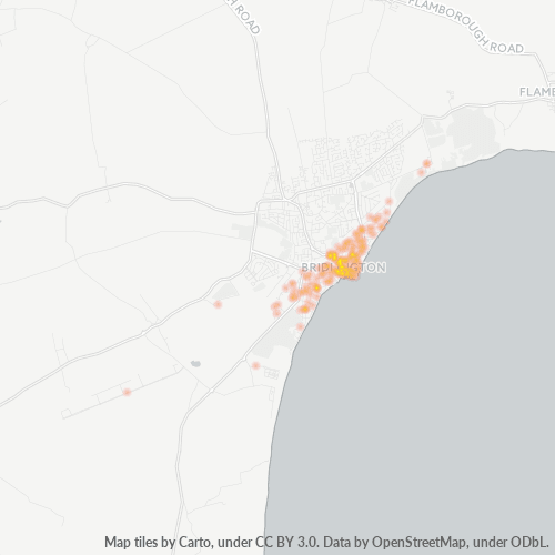 YO15 Business Density Heatmap