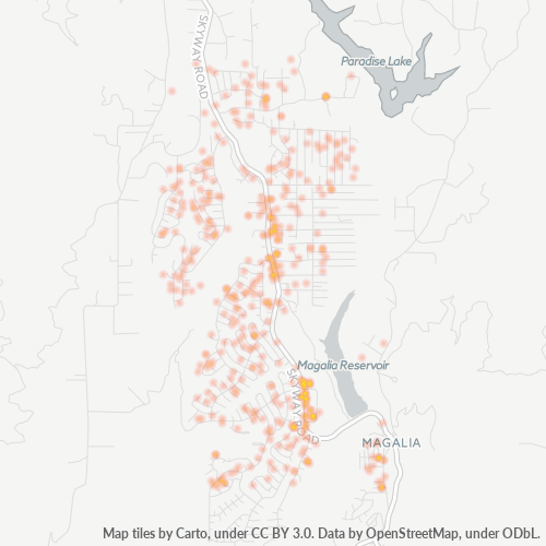 95954 Business Density Heatmap