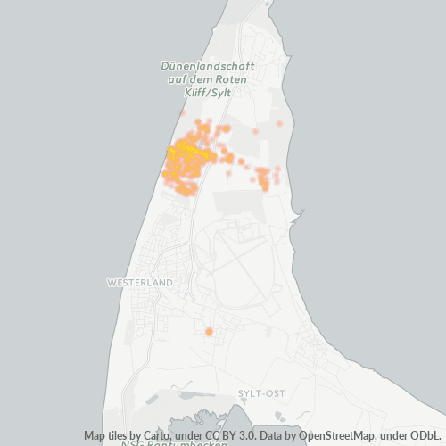 Heatmap für plz 25996