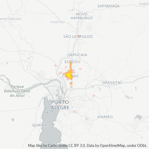 92310-000 Heatmap de Densidade da Empresa