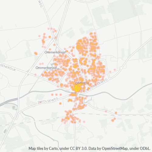 7731 Heatmap Bedrijfsdichtheid