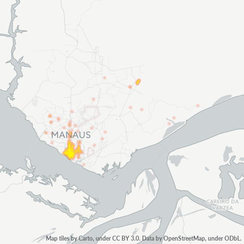 69010-000 Heatmap de Densidade da Empresa